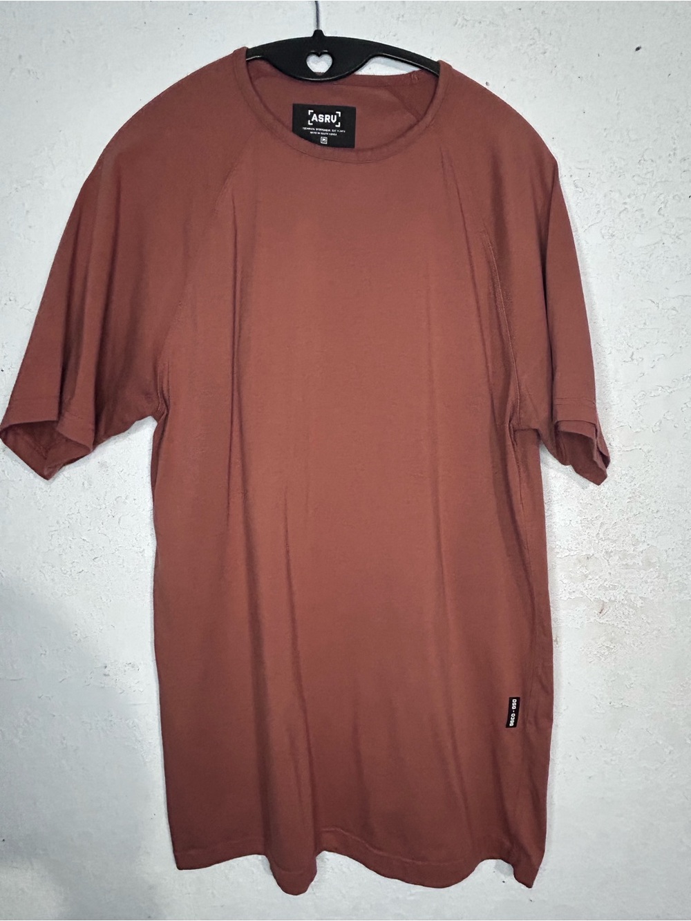 ASRV Men's Short Sleeve Crewneck T-Shirt - Rust Brown